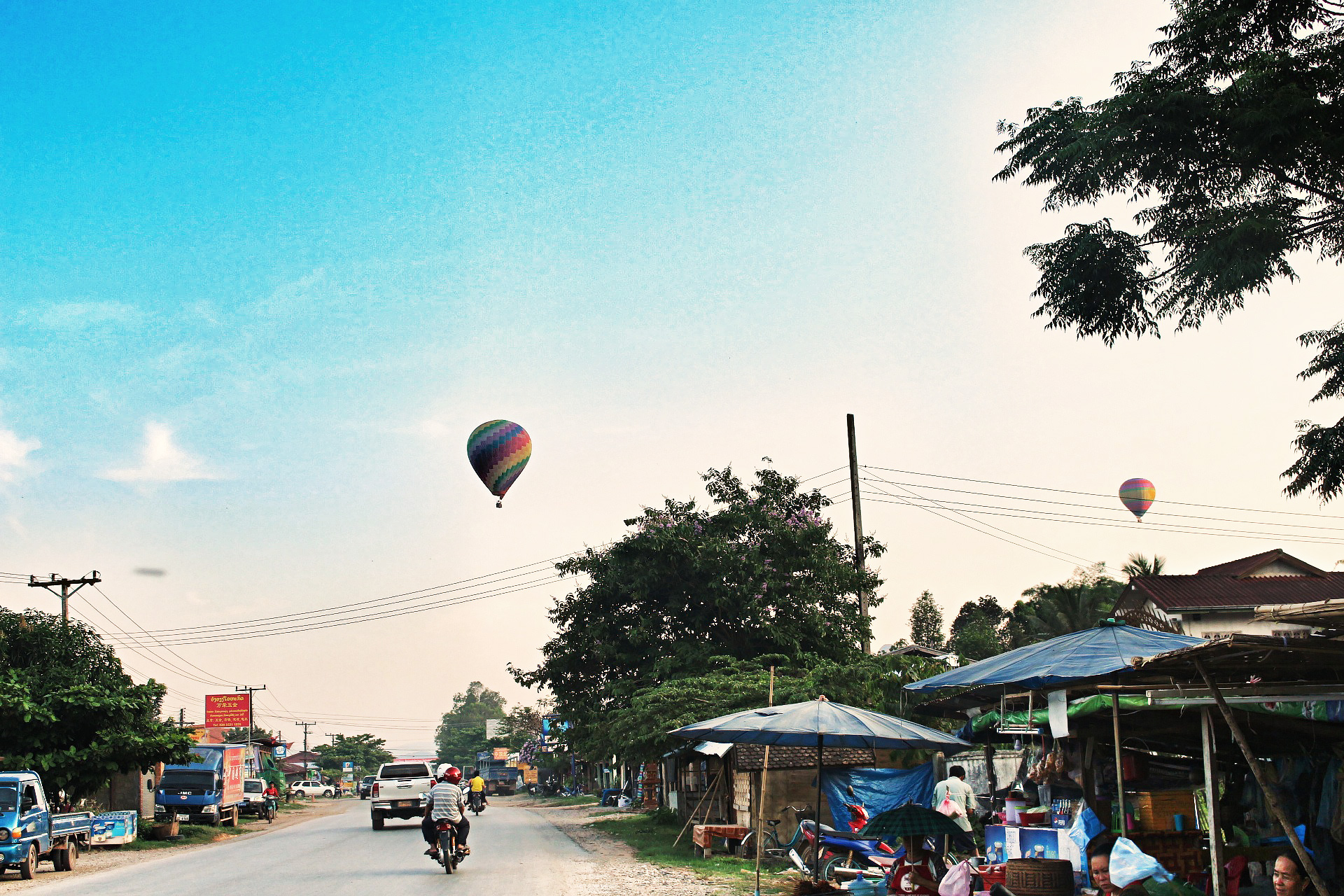 Vang Vieng - Air balloon