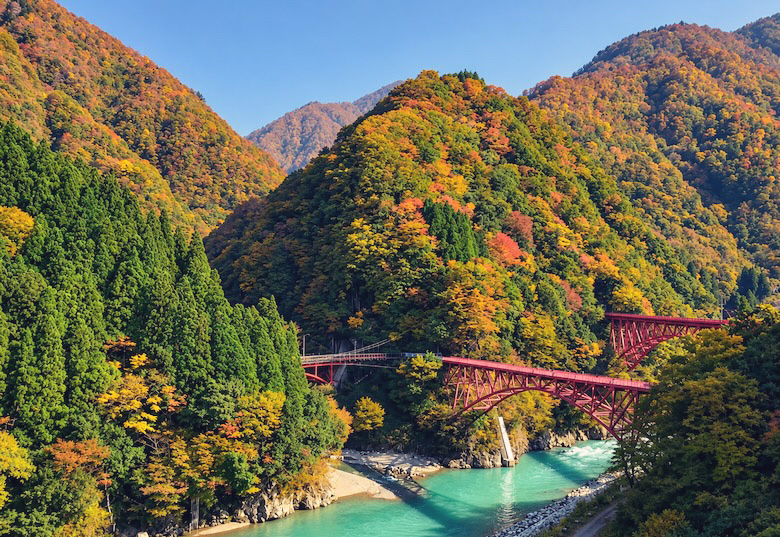 Book your train tickets to Kurobe