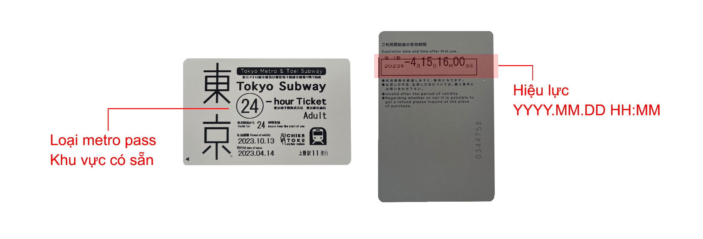 Mua metro pass ở Tokyo